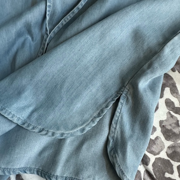 Conrad C Collection chambray denim dress sz 12 - Picture 4 of 6